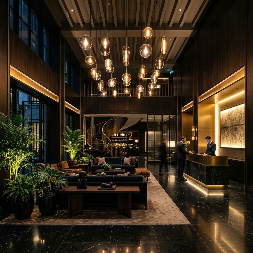 Lobby de hotel boutique